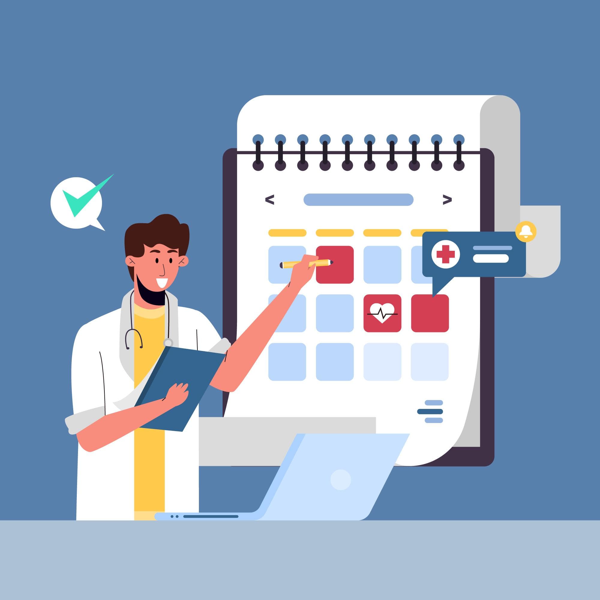 ClinicPro booking interface